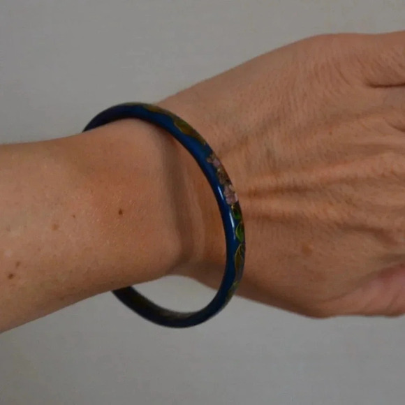 Vtg  Cloisonné Bangle - Picture 5 of 5